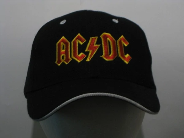 AC/DC - EMBROIDERED BASEBALL CAP - Fitted Flexfit